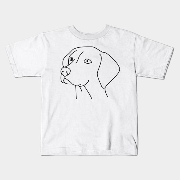 Dog Kids T-Shirt by timohouse